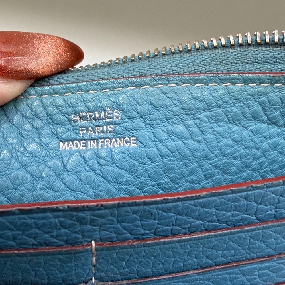 Hermes Long Azap Epsom Leather Wallet - Picture 9 of 12